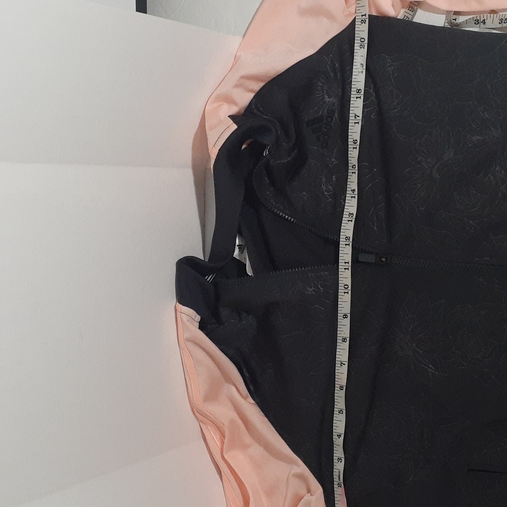 Women's Adidas Black and Pink Jacket - Picture 8 of 10